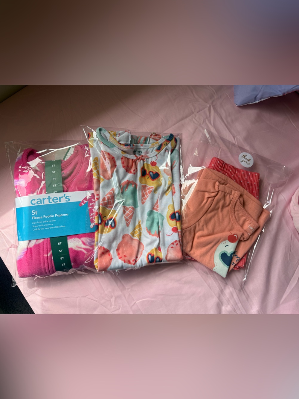 Carter's Girls 5T Pajama Group